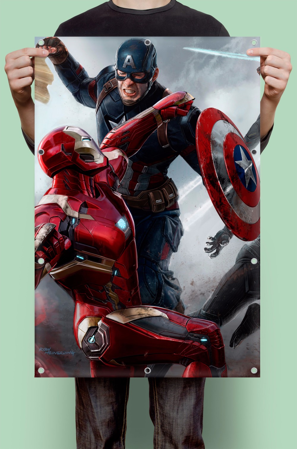 Плакат Capitan Amerika